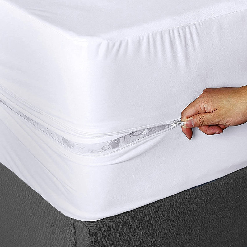 Tumay Zip Mattress Protector Case Pack, Super King (6')