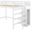 Lit mezzanine double avec garde-robe-76441294