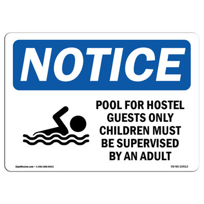 Signe «Piscine dangereuse» pour enfants seulement