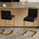 Antigone Upholstered Counter Stool with Metal Frame