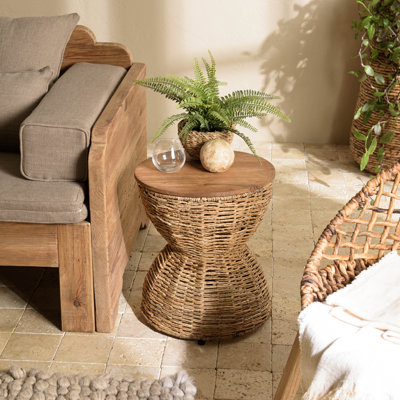 Aadhyasri Solid Wood Accent Stool