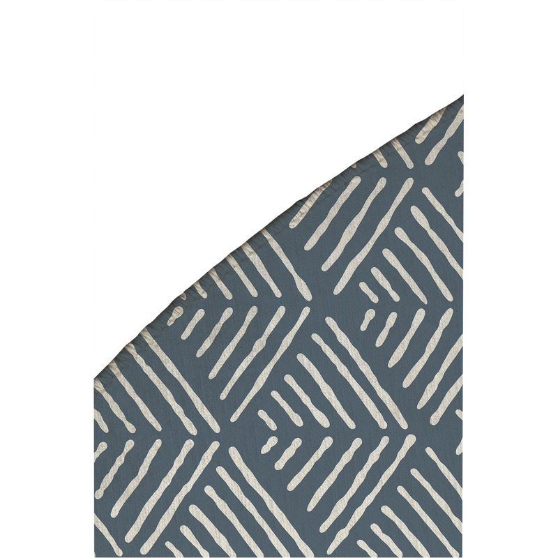 Tribal Dreamer Non-Slip Outdoor Rug, Round 5'