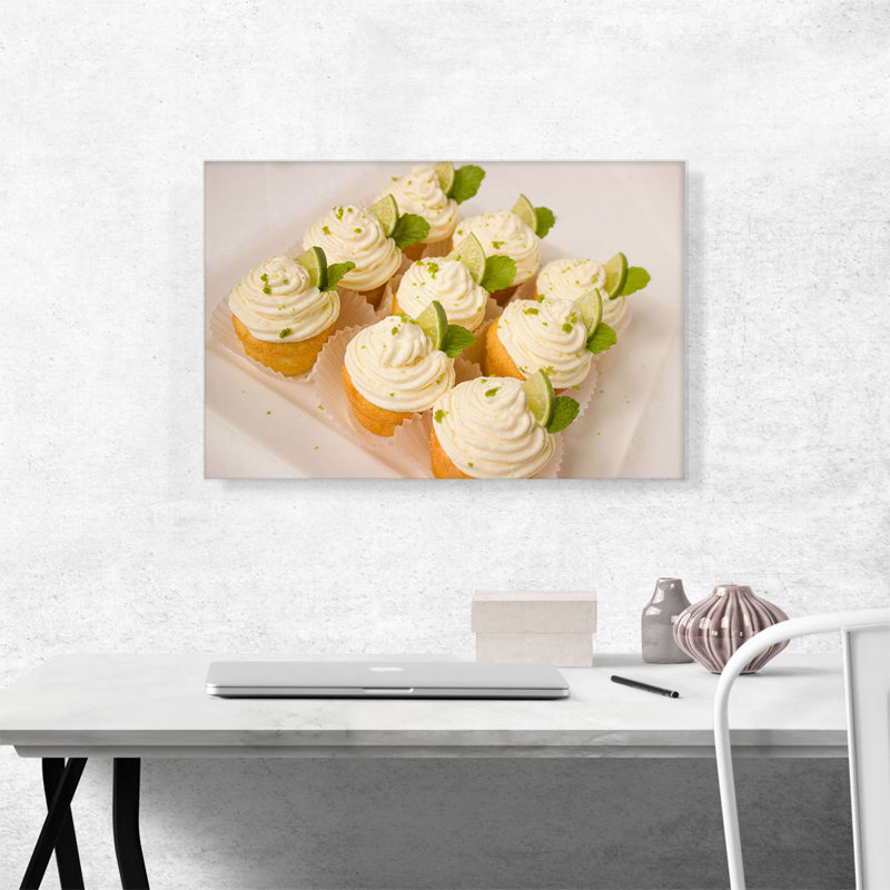 Cupcakes Diner restaurant Decor - reproduction de photo sur toile tendue, H 18 po x l 26 po x P 1,5 po