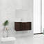 Armoire de salle de bain 36 po avec lavabo en résine, portes à fermeture douce, conception à fixation flottante