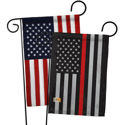 Drapeau de jardin 19 x 13 po American American Impressions