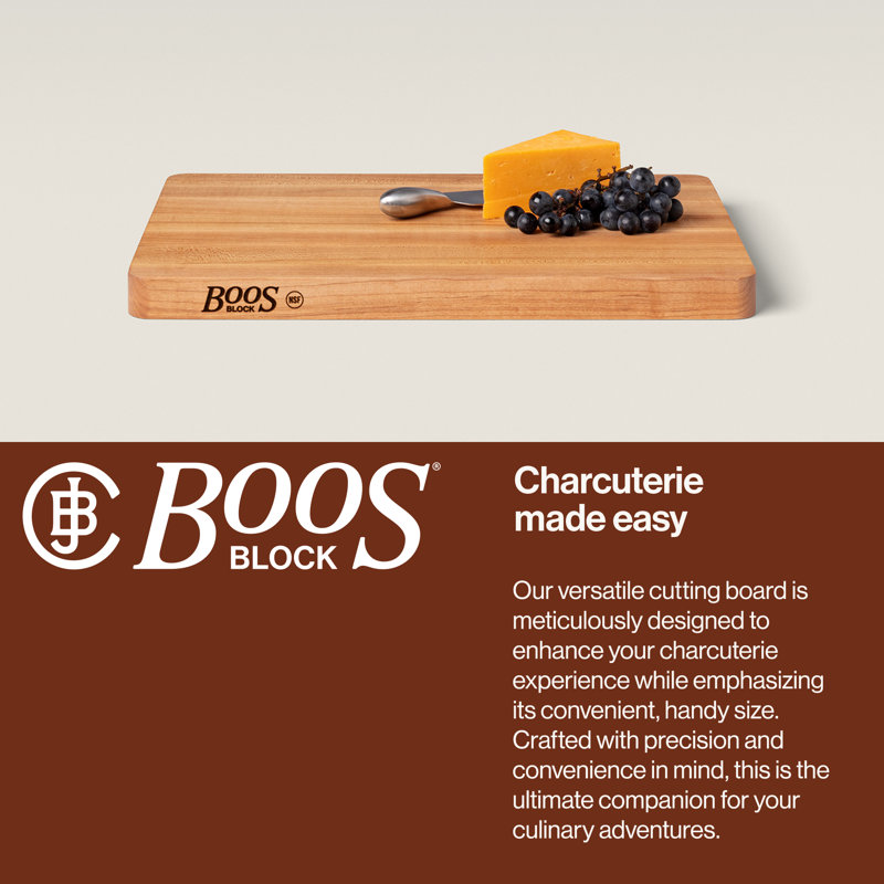 John Boos Maple Wood Chop N Slice Reversible Cutting Board, 18" x 12"