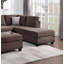 Canapé modulaire réversible en mélange de polyester de 112 po de large Shaeli-1769548043