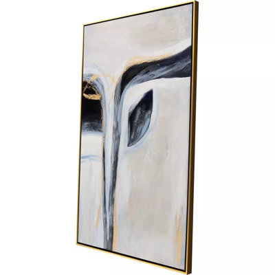 «Nouveau I», peinture sur toile encadrée