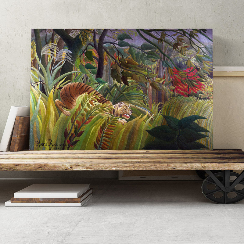 Henri Rousseau - Wrapped Canvas Painting, 50cm H x 76cm W