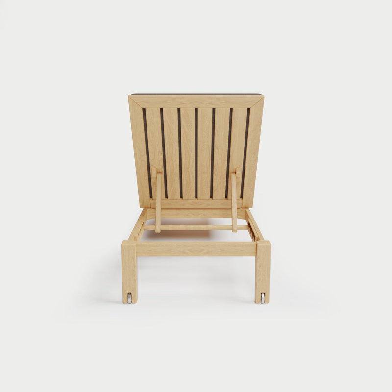 Solerno Heated Chaise Lounge — Dove, Java