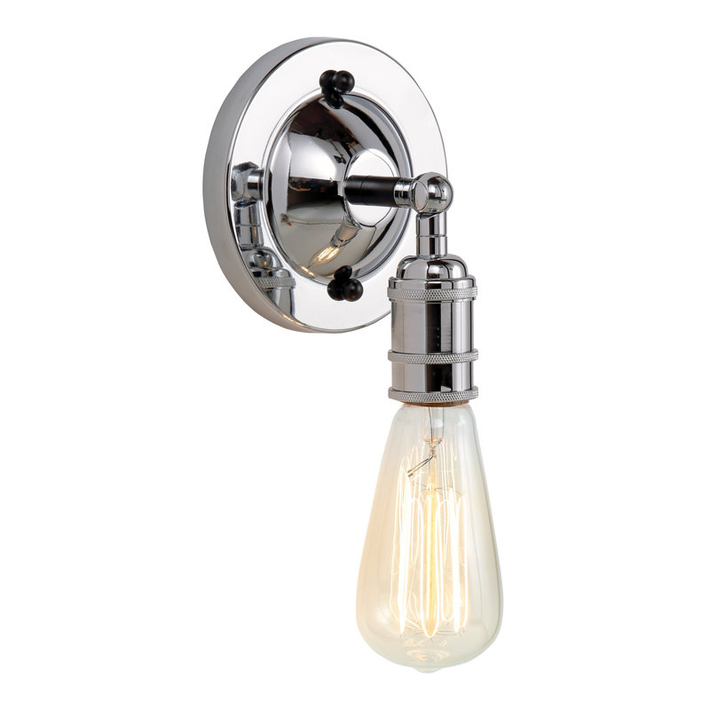 Branum Swing Arm Sconce, Polished Chrome