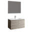 Ensemble de meuble-lavabo simple mural 32 po Jasso-383818964