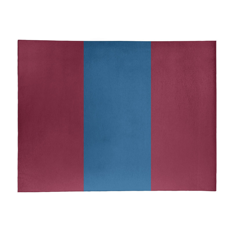 Tapis rouge à rayures de hockey national, Rectangle 8 pi x 10 pi