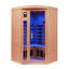 Belfry Bathroom Haddington 2 - Person Bluetooth Compatible FAR Infrared Sauna with Remote Control in Hemlock