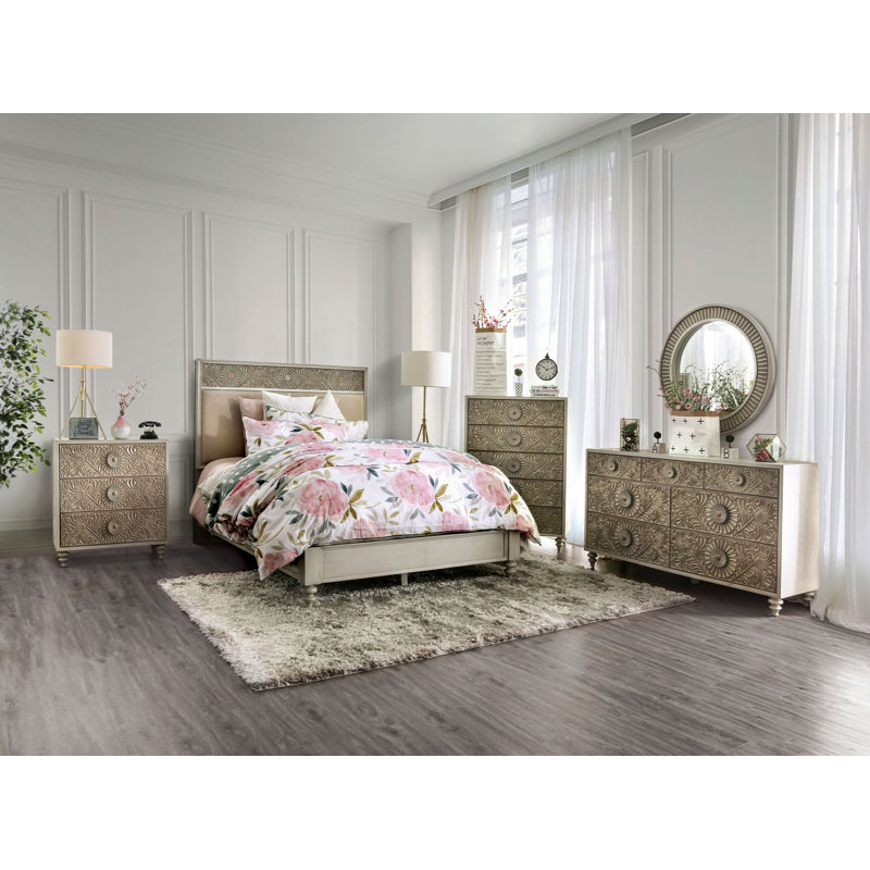 Lit tapissier standard Mathes, Grand