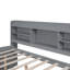 Lit capitaine double en bois avec rangement de style classique pour les maisons peu encombrantes
