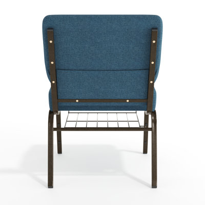 Maevis 21''W Church Chair with Book Rack