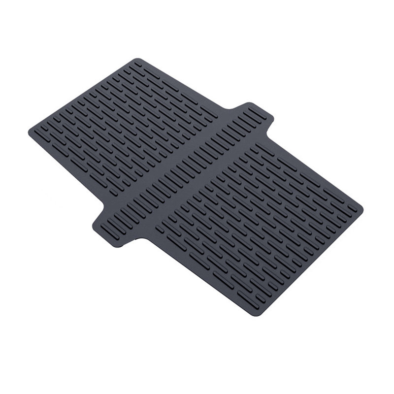 Silicone Kitchen Sink Mat Sink Saddle 17.6 X 12.8 In, Black