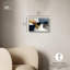 Décoration murale de bureau connectée «Connectioned Colors I» par Art Remedy, cadre argenté, 15 x 10-789717555-789717558