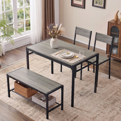 Bryleah 4-Person Four-Leg Dining Set