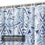 Rideau de douche avec 12 crochets-20649449