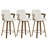 Upholstered Swivel Counter & Bar Stool with Armrest (Set of 3)-1935729118-1924497553