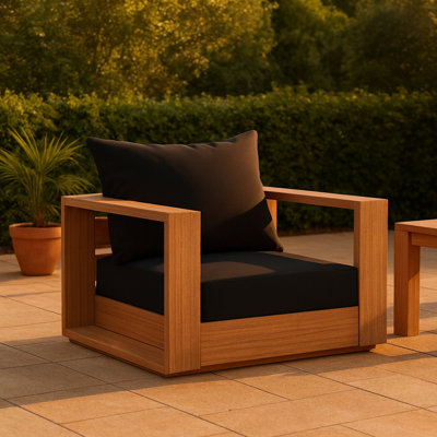 Gazel Teak Patio Chair with Cushions