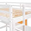 Lit mezzanine blanc avec bureau et tablettes - Maximisez l'espace de rangement-824154477-824154479