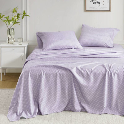 Queen Bed Floral Comforter And Sheet , In A Bag With Taupe Color, 2 Shams, 1 Flat Sheet, Fitted Pillowcases, , Watercolor Print Size Sheets, Filling, Design