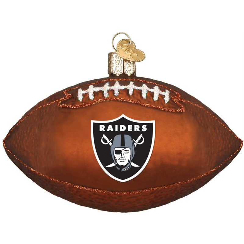 Figurine décorative à pendre NFL football, Oakland Raiders