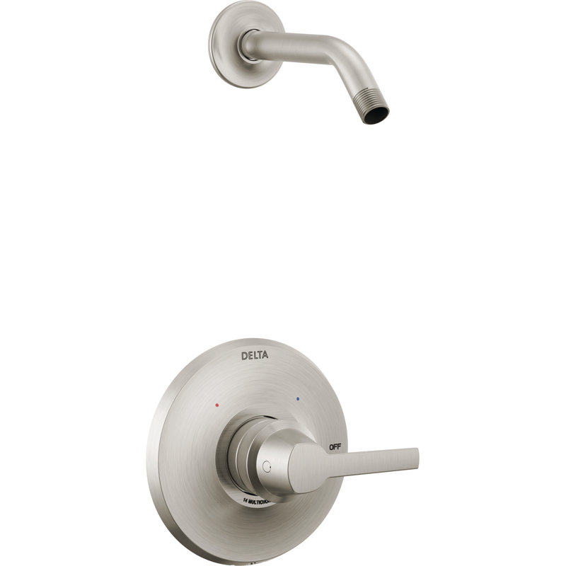 Garniture de douche et baignoire 14 Series - Sans tête, Lumicoat inoxydable