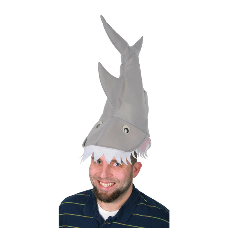 Plush Shark Hat - Pack of 6