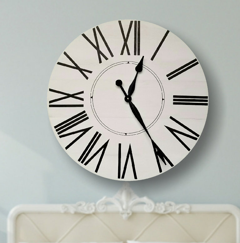 Vanwagenen Wall Clock, Extra Large