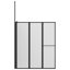 Aart 1200mm W x 1370mm H Folding / Bi-Fold Framed Tub Door with Glass