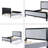 Upholstered Bed With Fluffy Soft Headboard-390072296
