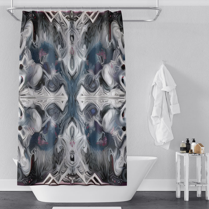 Rideau de douche Archisha, H 93 po x l 70 po