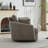 40.55"W Swivel Accent Chair With 2 Thorw Pillows 360 Degree Swivel Round-1259366567