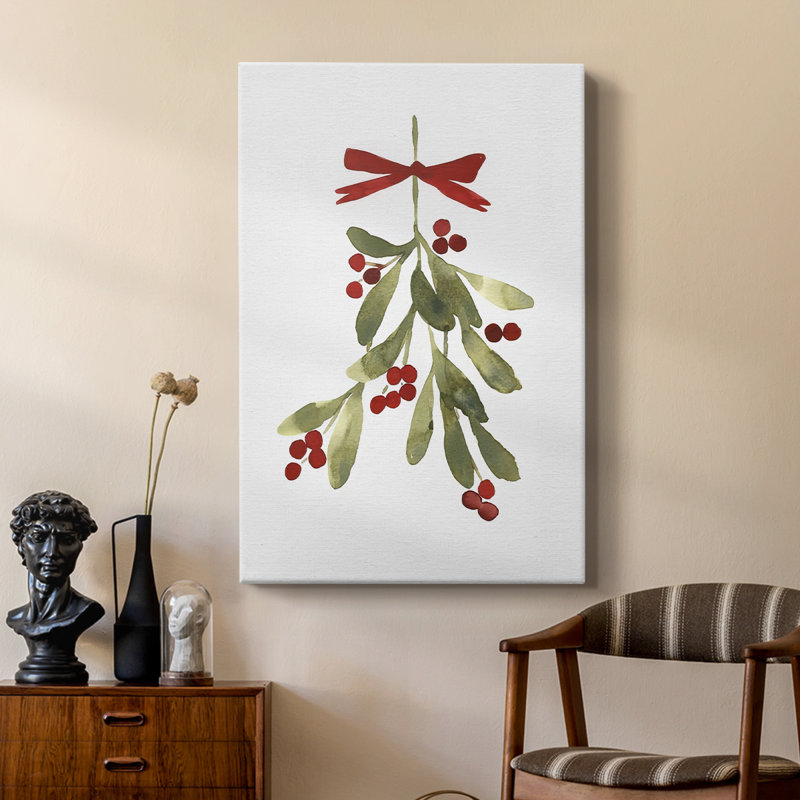 Mistletoe Bow I - galerie sur mesure, H 48 po x l 32 po