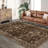 2x6 Runner Hallway Rug Machine Wash Non-Slip Enrteway Laundry Room Rug Throw Low-Plie Vintage Mat Distressed Carpet for Kitchen Bathroom Red Borwn-873239203