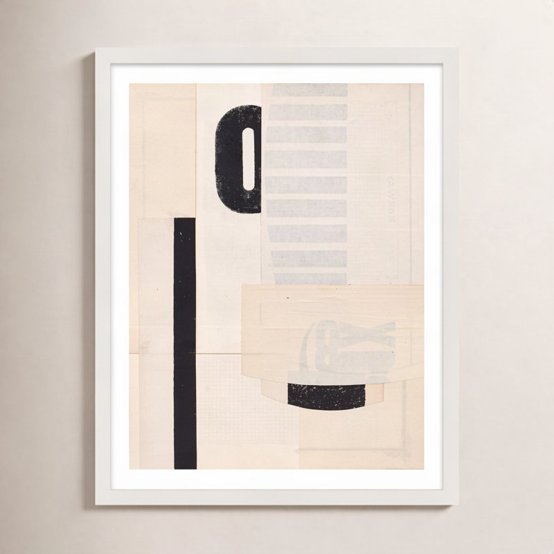 «Lise Hidden Keys» par Driftway Studio - Art mural encadré, H 50 po x l 40 po x P 1,25 po, Cadre blanc