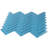 11"X 12.6" Herringbone Polished Glass Mosaic Tile-61266930