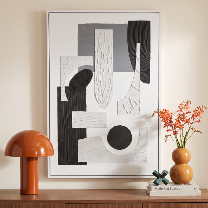 Edine Abstract On Canvas Graphic Art