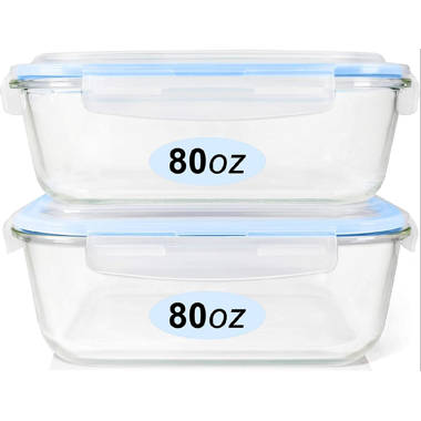 Prep & Savour Nathen High Borosilicate Glass 13 Oz. Food Storage Container