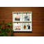 Wood Wall Organizer with Key Hooks