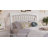 Omariah Solid Wood Traditional Slat Sleigh Headboard-306556691-306556690