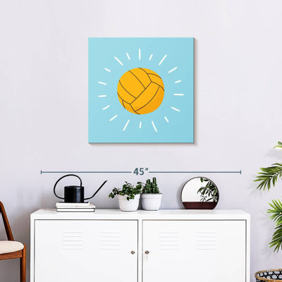 Sireci Water Polo Ball On Blue