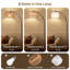 Rattan Floor Lamp Modern Black Standing Floor Lamps with Remote Control Dimmable