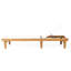 Chaise longue en filet blanc pour les bains de soleil