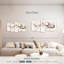 Red Japanese Blossoms Wall Art Multi Piece Canvas Print-92829745