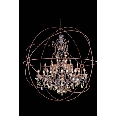 Mendelson 25 - Light Dimmable Globe Chandelier